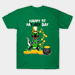 happy st pat rex day Dinosaur T-Shirt